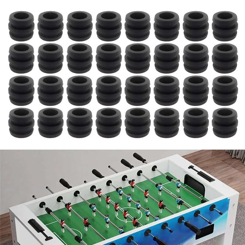 Top Deals 32Pcs Table Foosballs Bushings Table Football Board Bearings Washers Foosballs Machine Part Gaskets Small Part