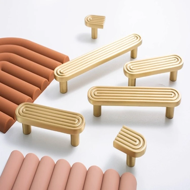 French High-end Cabinet Handle Creative American Drawer Handle Luxury Villa Wardrobe Handle Modern Shoe Cabinet Knob