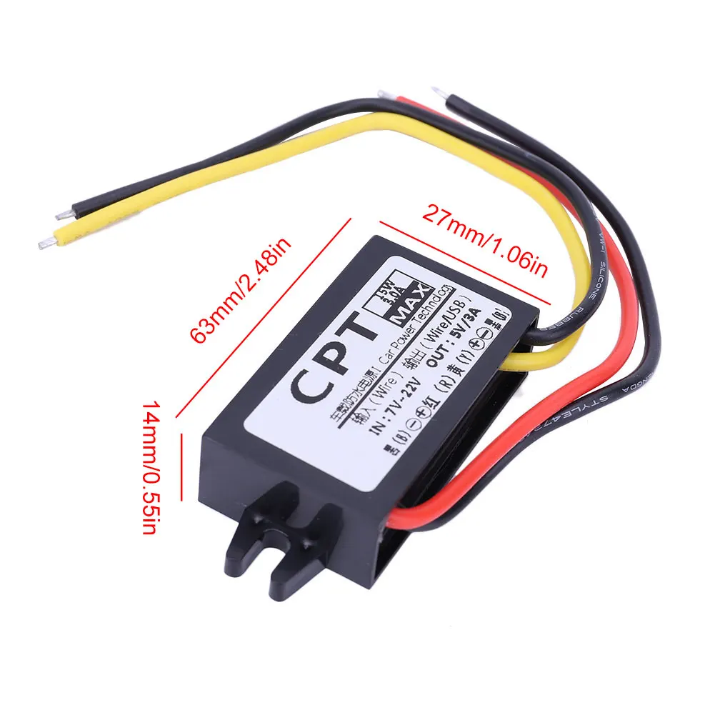 12V To 5V 3A 15W Dc…