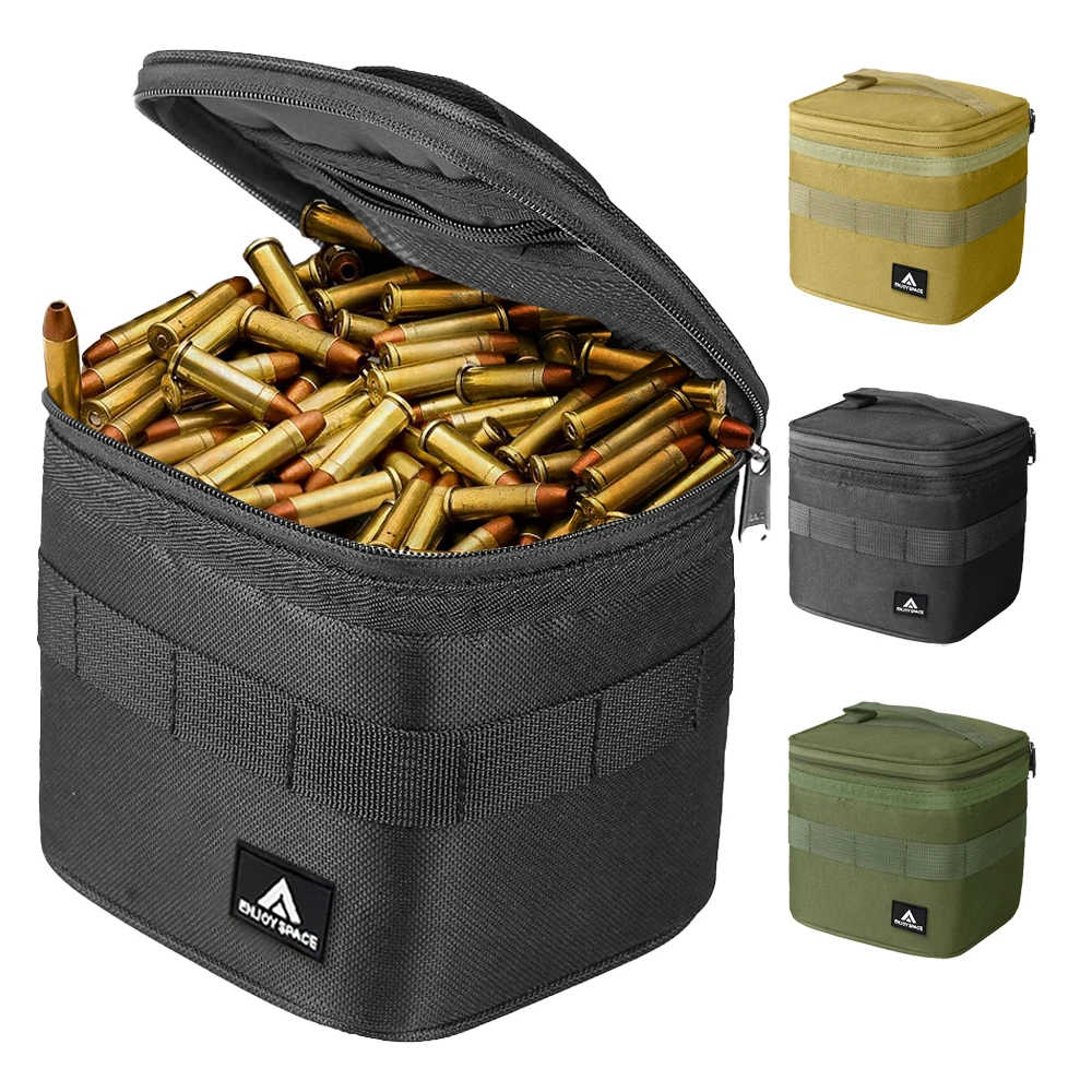 1000D Ammo Pouch Ammo Bag Ammo Box Case Bullet Storage Case Cartridge Pouch EDC Tool Bag Utility Pouch for Hunting Accessories