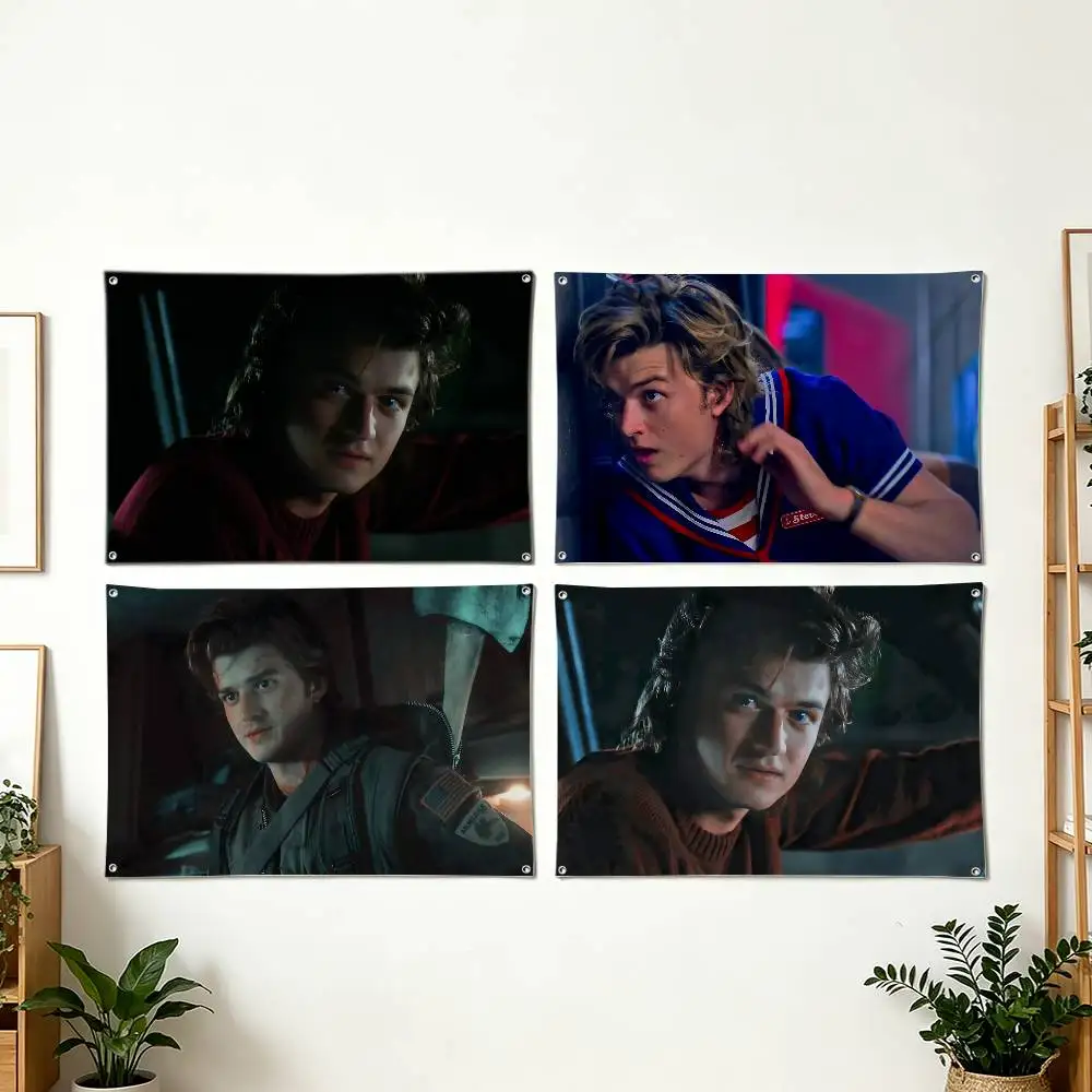 D-Djo Steve J-Joe Keery Art Hanging Flag, Wall Banner for Bedroom Home Outdoor Decoration