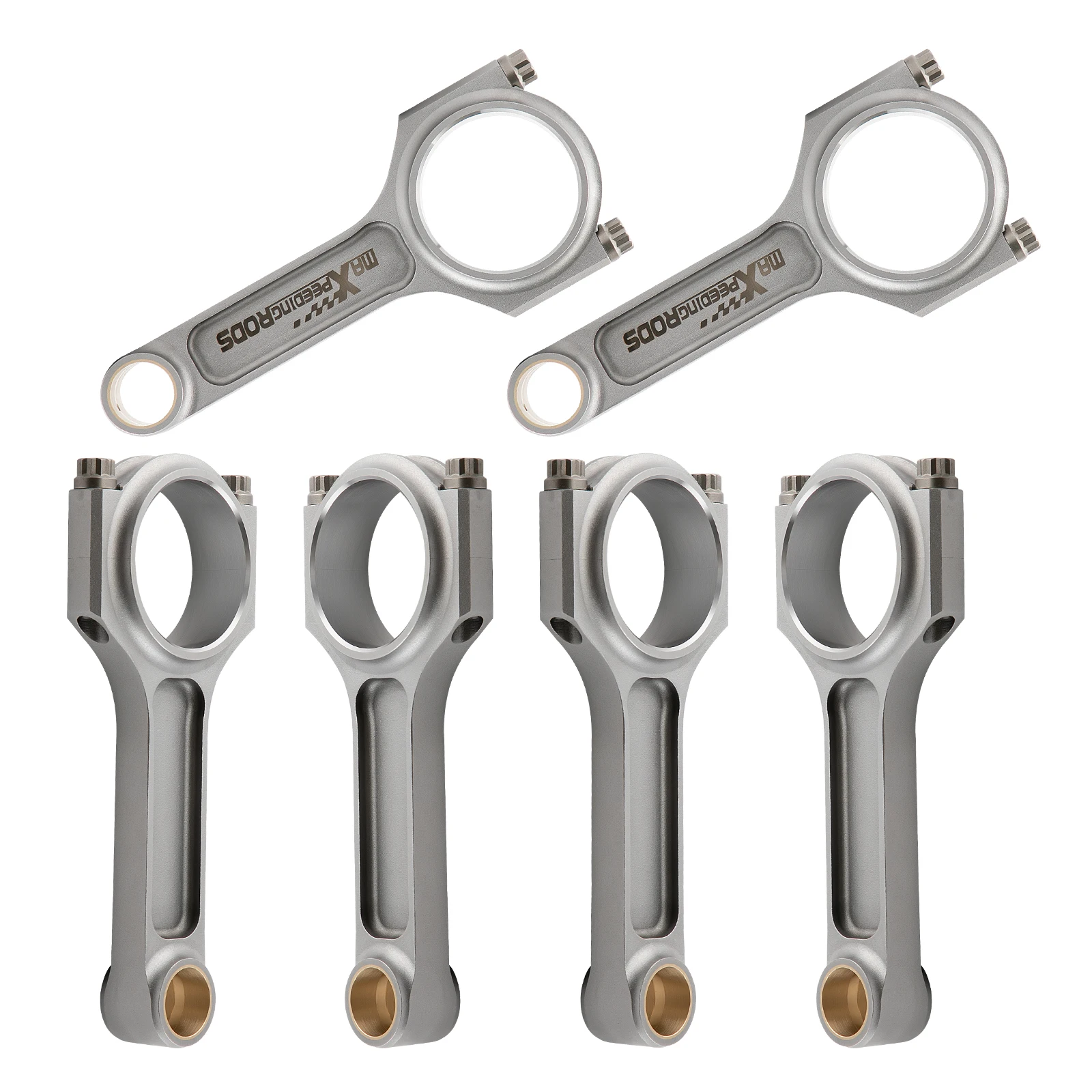 Connecting Rod Rods for Toyota Supra JZA80 2JZ 2JZGTE 2JZGE Conrod ARP2000 Bolts for Cresta X90 2JZ 2JZGE 3.0L 142mm EN24 TUV