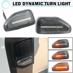 2pcs Flashing Amber LED Turn Signal Repeater Sequential Light Side Marker Lamp For Dacia Duster 2017 Logan MCV Sandero Stepway 2