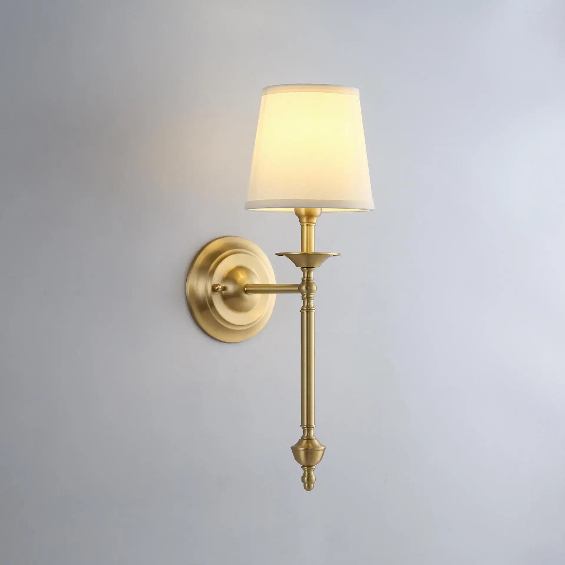 Todo cobre, estilo americano, lámpara de pared, moderna, minimalista, dormitorio, lámpara de noche, hotel, sala de estar, fondo