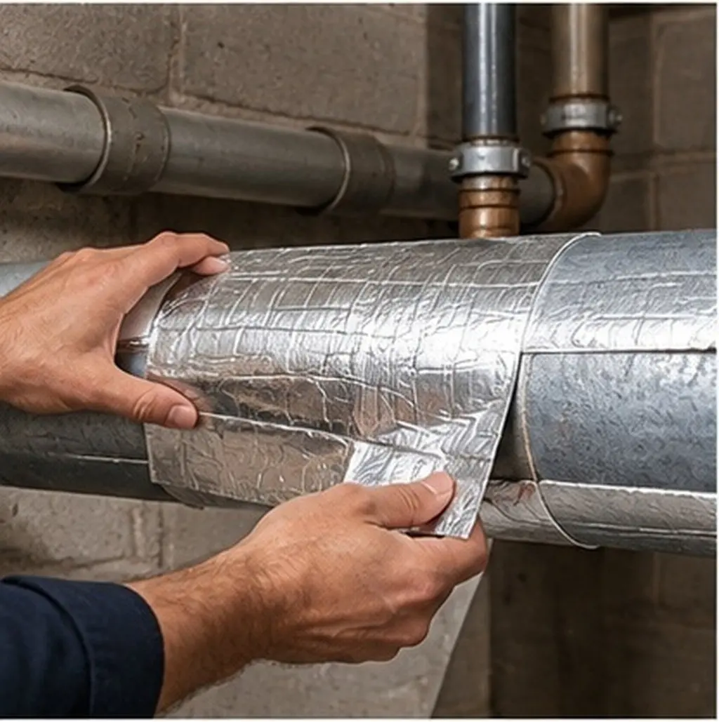 Pipe Insulation Wrap Self Adhesive Foam Tape Thermal Acoustic Insulation for Hot Cold Water Lines Outdoor Cold