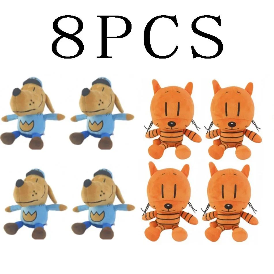

8/10 шт. новая плюшевая игрушка для собаки и человека, аниме Petey Cat Puppy, мягкие игрушки с героями мультфильмов, плюшевые фигурки, подушка, подарок на день рождения