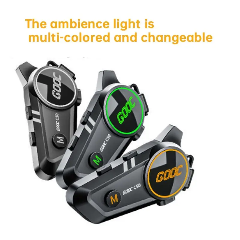 Practical Motorcycle Earphones Helmets Headset 5.3 Bluetooth Headphones Wireless Earphone Bike Earphone Handsfree 3D Stereo Earb