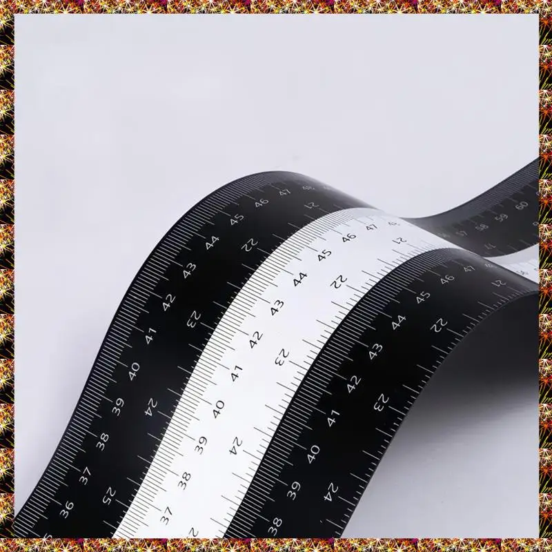 BTCL 2 قطعة 39.37 بوصة مسطرة مغناطيسية مسطرة مرنة مع بوصة وسنتيمتر شريط قياس مغناطيسي للمخارط وورش العمل