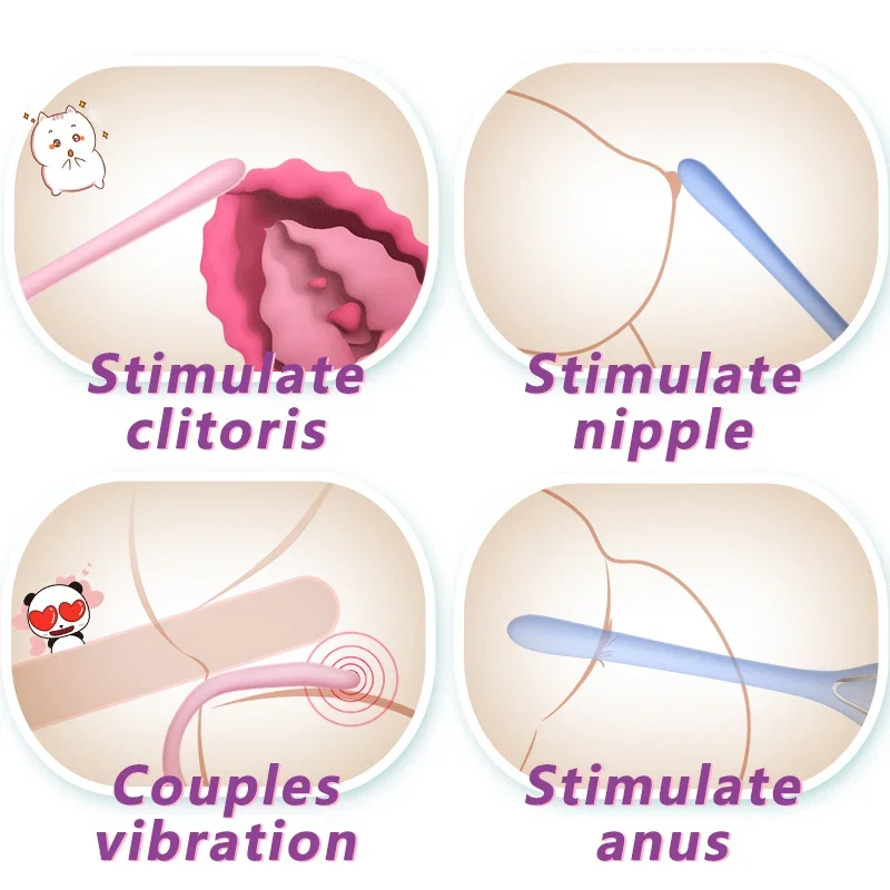 10 Speeds Slim Vibrators for Women Dildo Clit Vaginal Stimulator Female Masturbator G Spot Nipple Massager Mini Vibrator Sex Toy