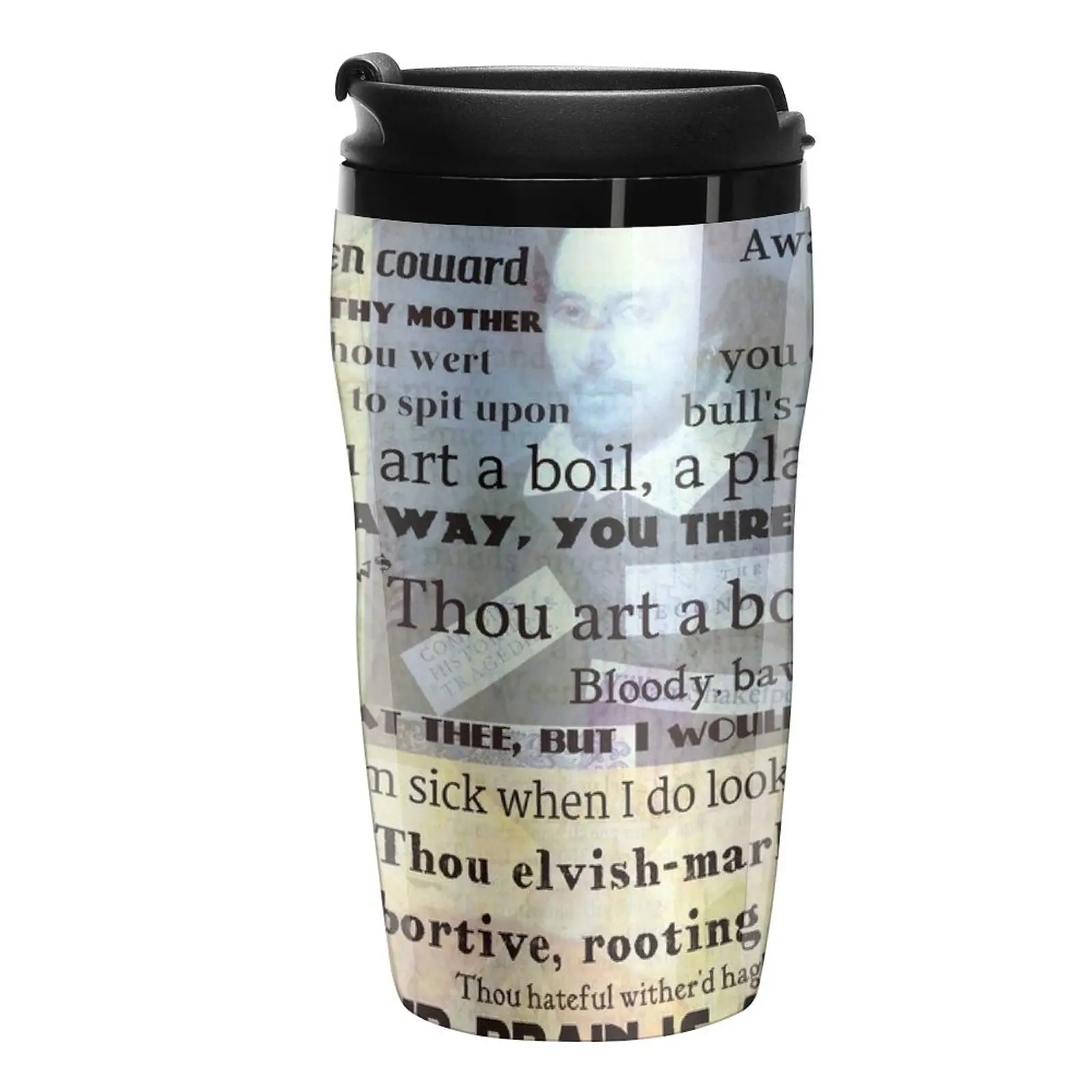 

New Shakespeare Best Insults Travel Coffee Mug Elegant Coffee Cups Tea Cup Coffee Cup Heat Preservation Cup Coffee Set