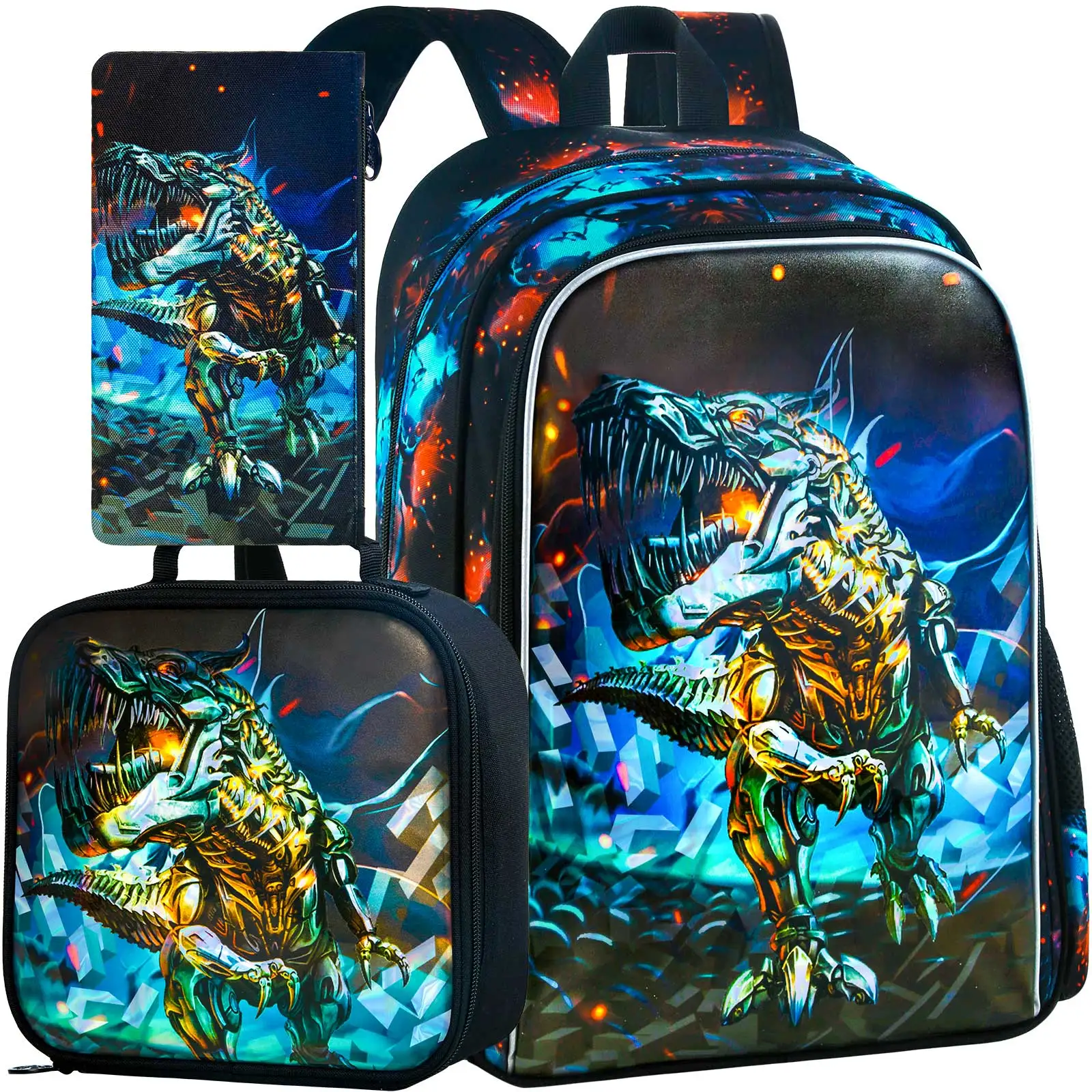 3pcs-cool-mechanical-t-rex-dinosaur-backpack-set-for-boys-sci-fi-robot-dinosaur-school-bag-with-lunch-box-pencil-case