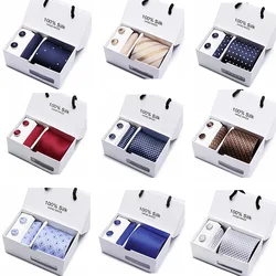 European and American men's tie spot gift box 5-piece suit group tie business formal dress wedding tie