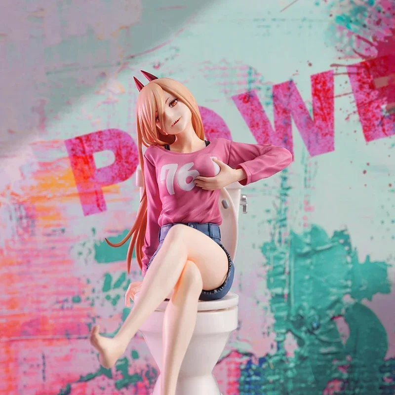 

Original EStream Power Chainsaw Man 1/7 PVC Action Figure Collectible Model 18CM Figurine Ornament Gifts