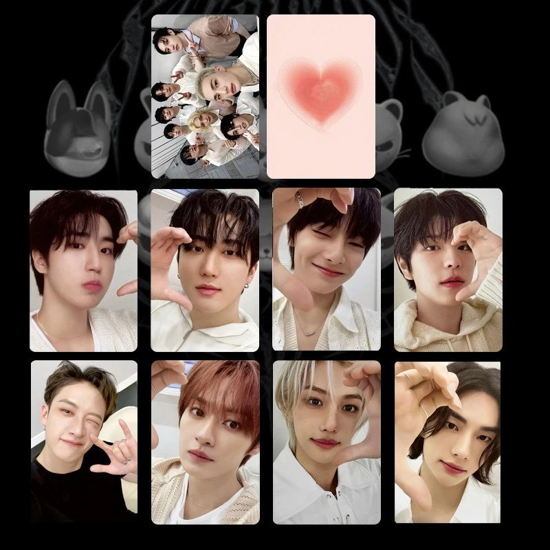 Kpop Stray Korean idols Felix Hyunjin Album YOU HERO LOMO Card Seungmin Han Changbin Lee Know I.N Bangchan Photo Card Fans Gift