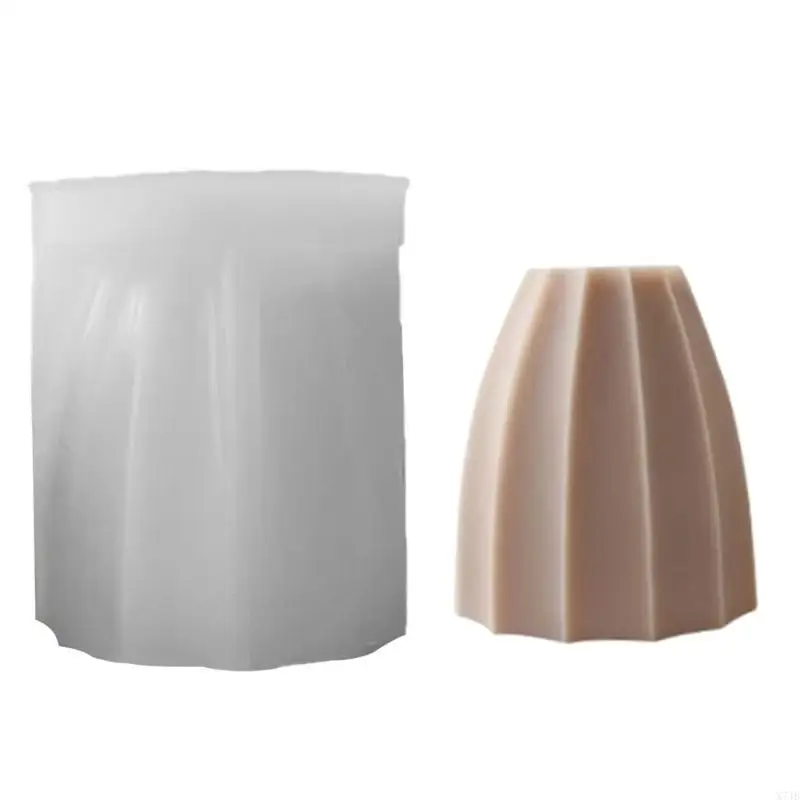 Geometric Candlestick Mold Silicone Holder Mould Easy to Demold Moulds DIY Plaster Cement Ornaments
