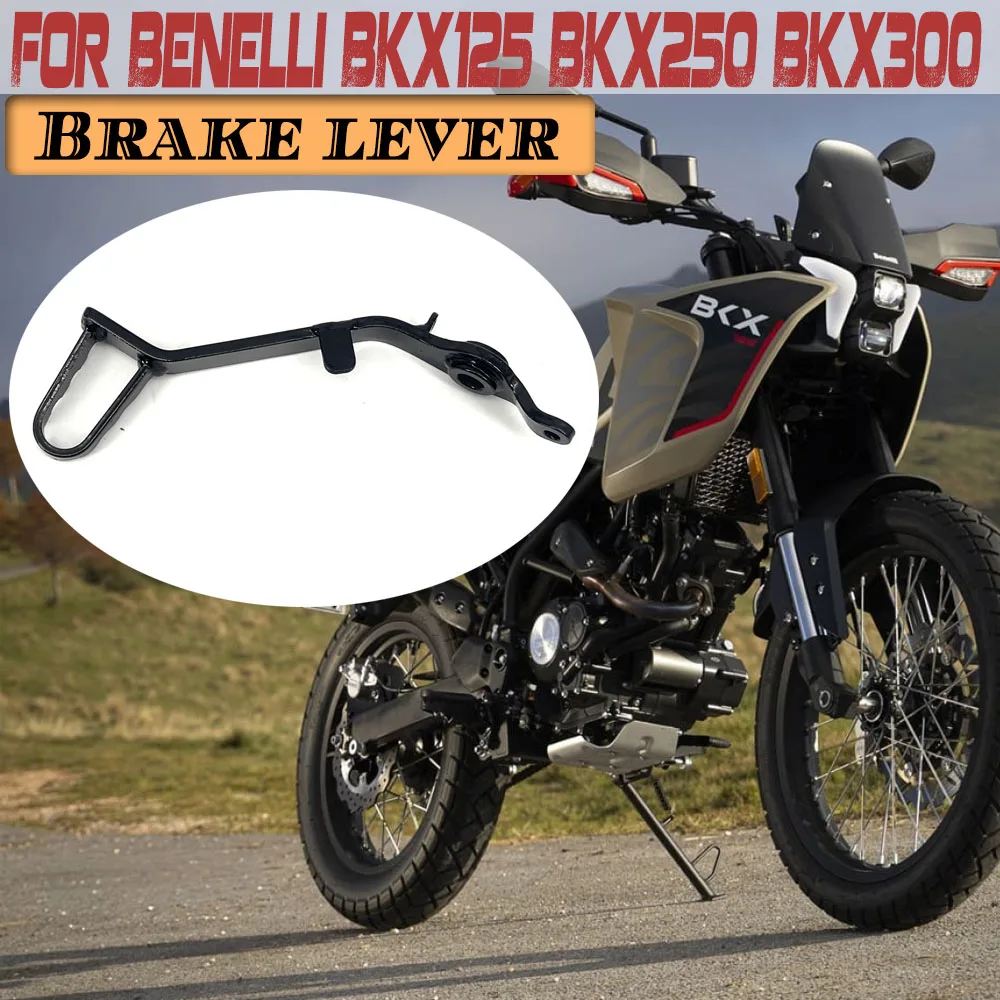 Rear Brake Lever Pedal and Spring Foot Lever Replacement Heavy Duty For Benelli BKX125 BKX250 BKX300 BKX S 125 250 300 S