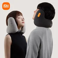 Xiaomi EVERYTHINK Travel Pillow Airplane with Noise Canceling Earmuffs Memory Foam Portable Neck Pillow 360°Neck Support for Car