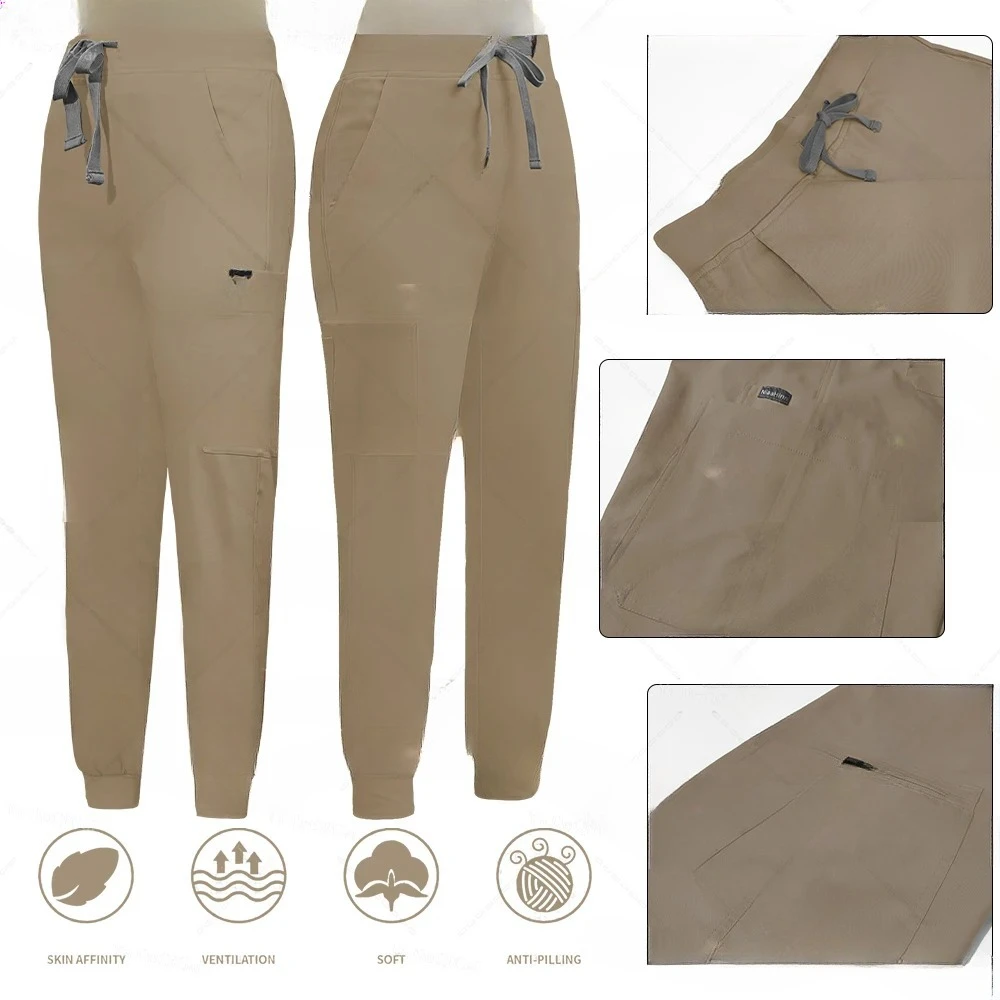 고품질 신디자인 의료용 스크럽 세트 병원 의사 수술복 간호사 액세서리 유니섹스 치과 클리닉 실험실 작업복