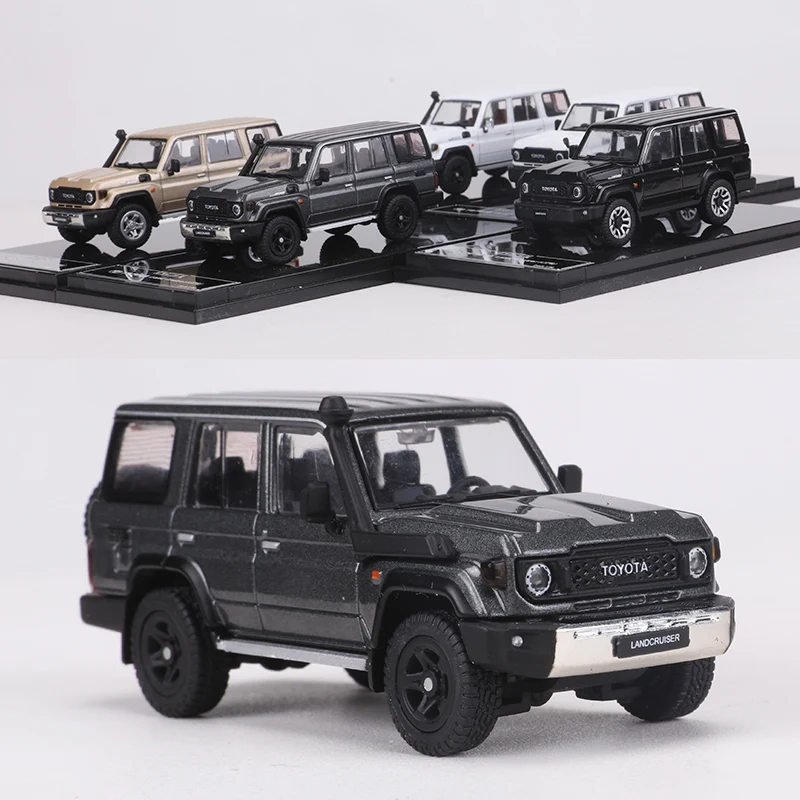 

GCD 1:64 LAND CRUISER LC70 LC76 SUV легкосплавный автомобиль, литье под давлением и игрушечный транспорт, модель автомобиля, миниатюрная масштабная модель автомобиля, игрушки для детей