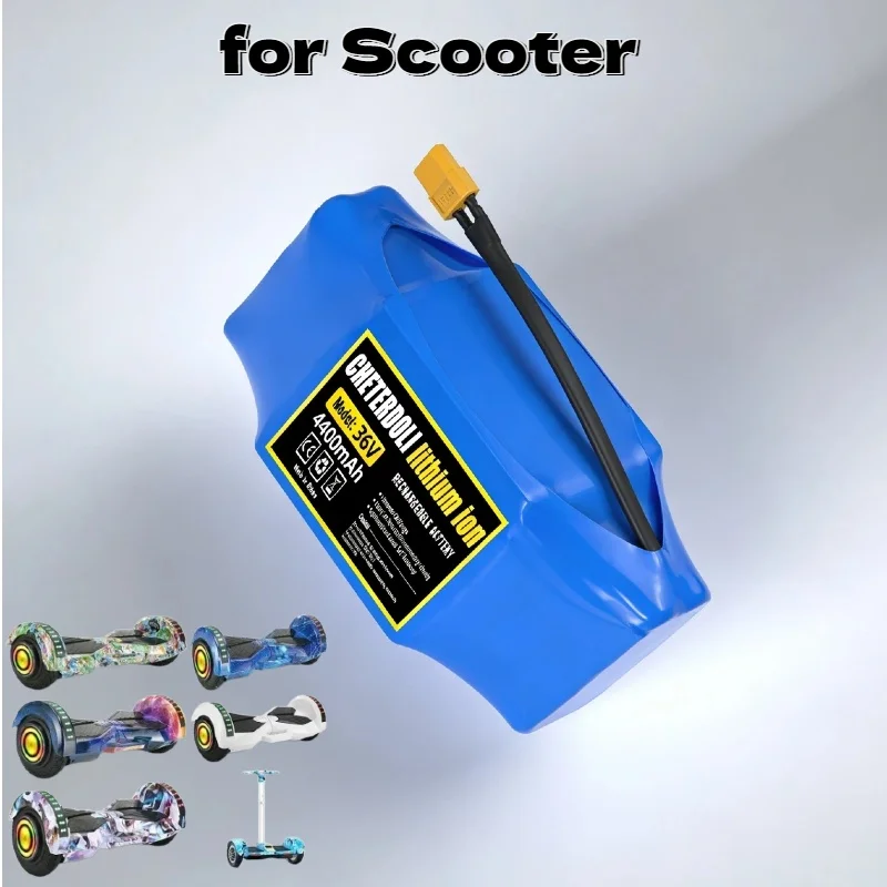 

New 36V 4400mAh Lithium Ion Battery 10S2P Durable Replacement Spare for Self Balancing Scooter HoverBoard Unicycle CHETERDOLI