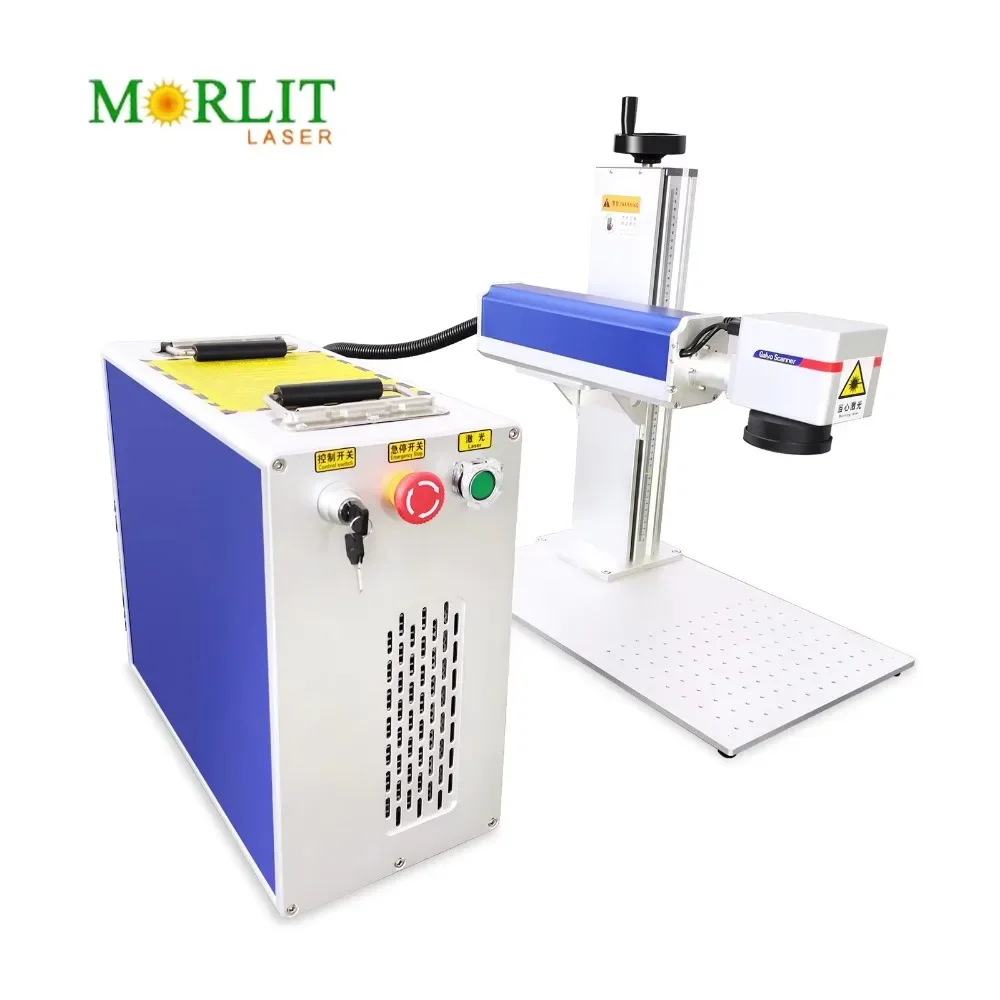 20 30 50 watt uv co2 fiber  marking machine for jewelry stainless steel aluminum plastic leather wood acrylic glass