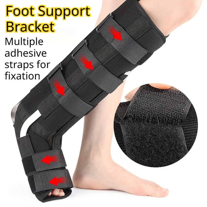 

Фиксирующий ортез для голеностопа для взрослых со стальной пластиной, эластичный, для бега, с регулируемым ремнем, размер L, при растяжениях и травмах