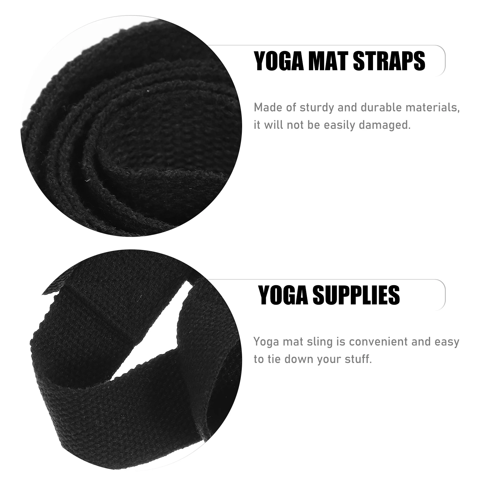 

2 Pcs Yoga Mat Straps and Equipment for Carrying Mats Yoga-straps Adjustable Bracket