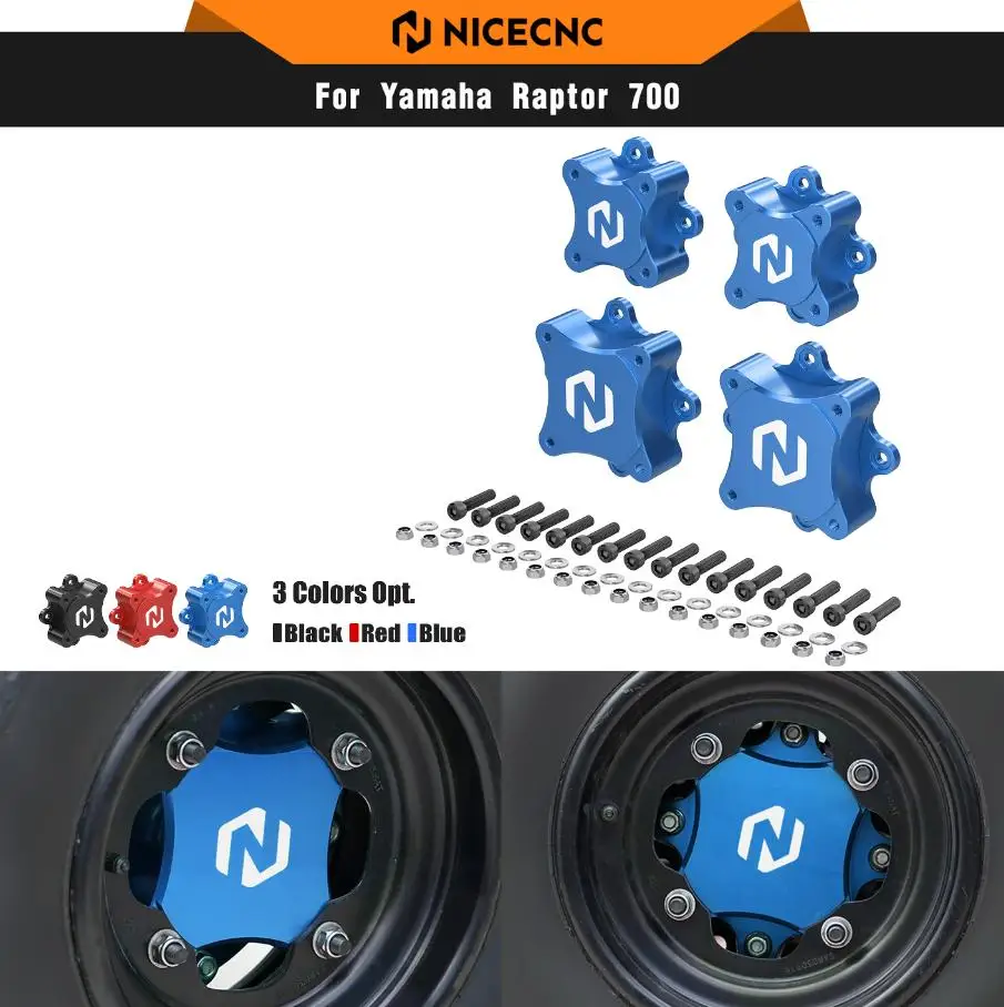 

For Yamaha Front & Rear Wheel Hub Centric Spacer ATV Replacement For Raptor 700 700R 660 350 2006-2021 YFZ450 06 YFZ450R 14-21