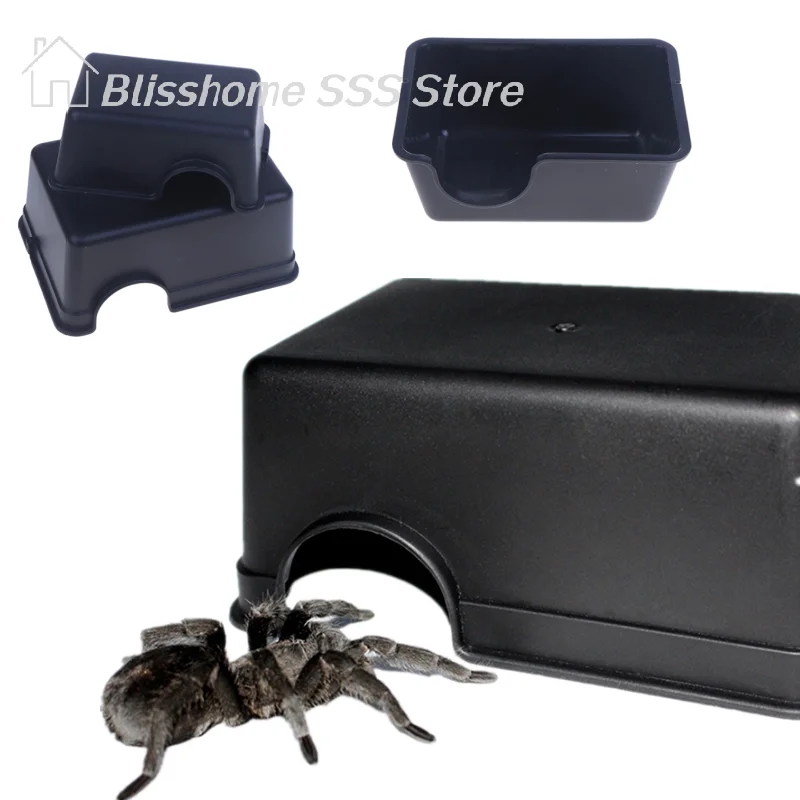 【S】Reptile Hiding Cave Turtle Lizard Snake Hide Rest Cave Reptiles Toys Basking Hide Habitat Aquarium Landscaping