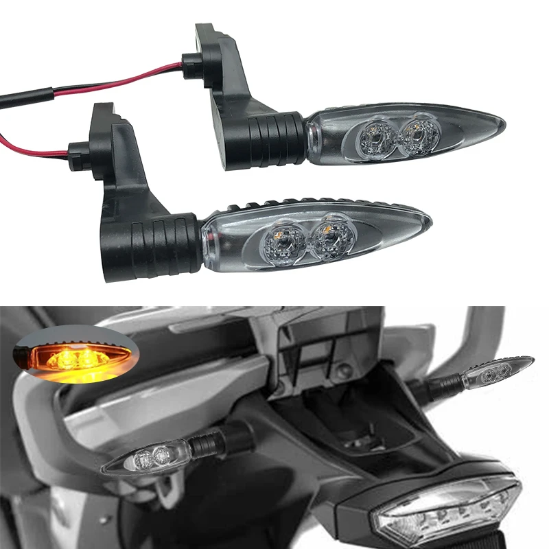 For BMW HP4 S1000R S1000RR S1000XR R1200GS R1200R R1200RS F800ST Motorcycle Front/Rear LED Turn Signal Indicator Light Blinker