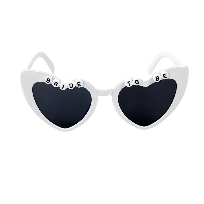 12 Paires De Lunettes De Soleil Cœur – Autocollants Mariage Inclus – Accessoire EVJF, Fête, Plage, Cosplay, Taille Universelle