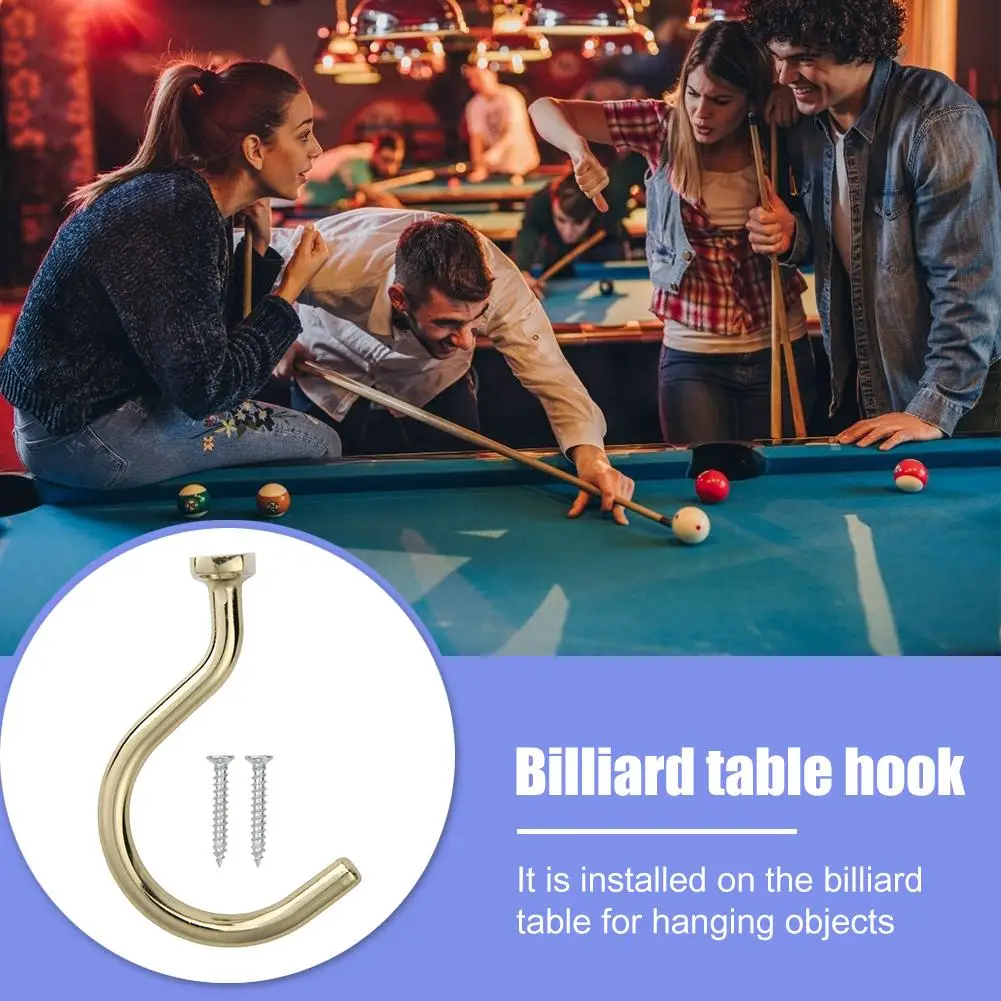Iron Billiards Pool Table Tripod Hook Cue Racks Holder for Snooker Accessories