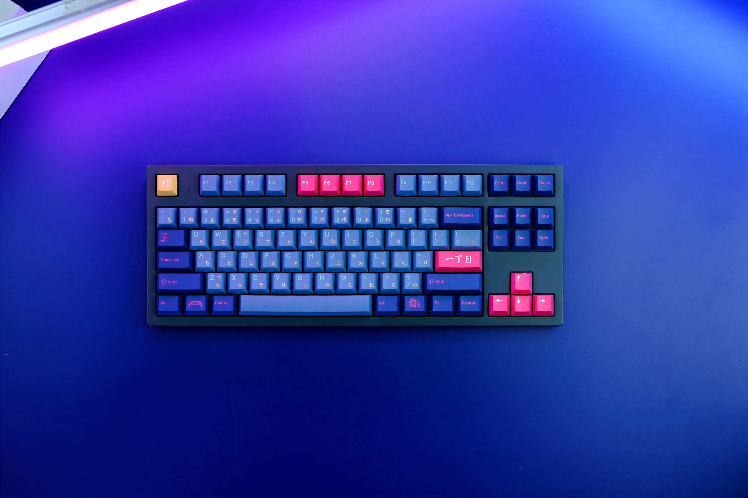 teclado mecanico personalizado keycaps gmk kabukicho keycap pbt keycaps perfil cereja dye sub 129 chaves 01