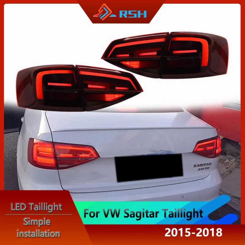 

LED Tail Light Assembly For 2015-2018 Volkswagen VW Sagitar Upgrade Turn Signal Brake Reverse Lights Plug And Play Accessories