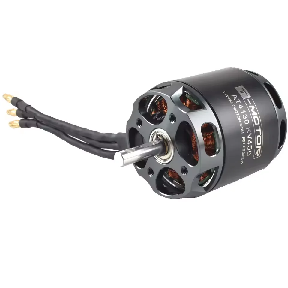 T-MOTOR AT4130 230/300/450KV 롱 샤프트 고정익 VTOL 맞춤형 UAV 드론 전기 모터 OEM 또는 ODM RC 드론 DIY 부품용