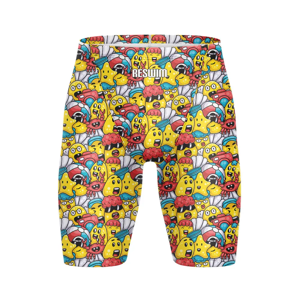 2026 Men's Jammer Swimwear Swim Shorts Trunks Beach Tights Swimming Pants Summer Jammers Quick Dry Sports GYM Surfing Swimsuit