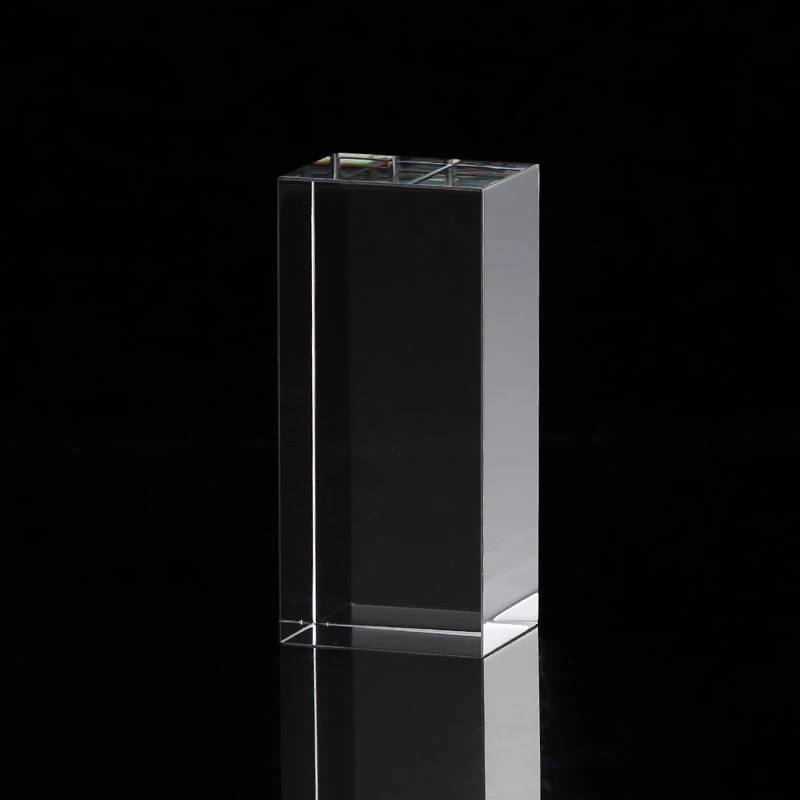 Special-shaped K9 glass optical glass cube microcrystalline K9 quartz material optical prism