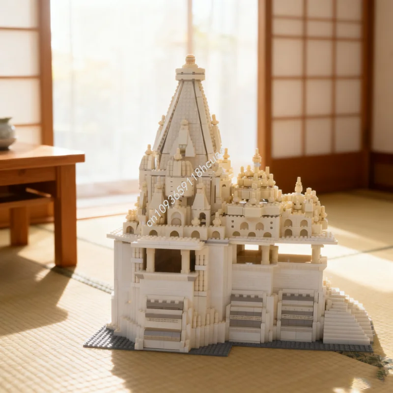 

8166pcs MOC Khajuraho Temple India Architectureed Model Building toys blocks Architecture DIY Christmas gifts idea Brick Kids