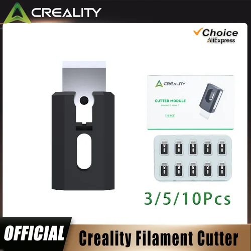 Imagen 1 del producto Cortador de filamentos Creality oficial K2 Plus, 3/5/10 piezas, corte rápido, reemplazo rápido de alta durabilidad, para K2 Plus/K2/K2 Pro