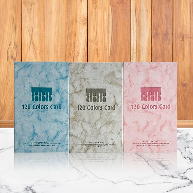 120/180 Colors Magnetic Fake Nails Tips Display Book Nail Polish Storage Book Nail Styles Showing Book With Fake Nails Tools