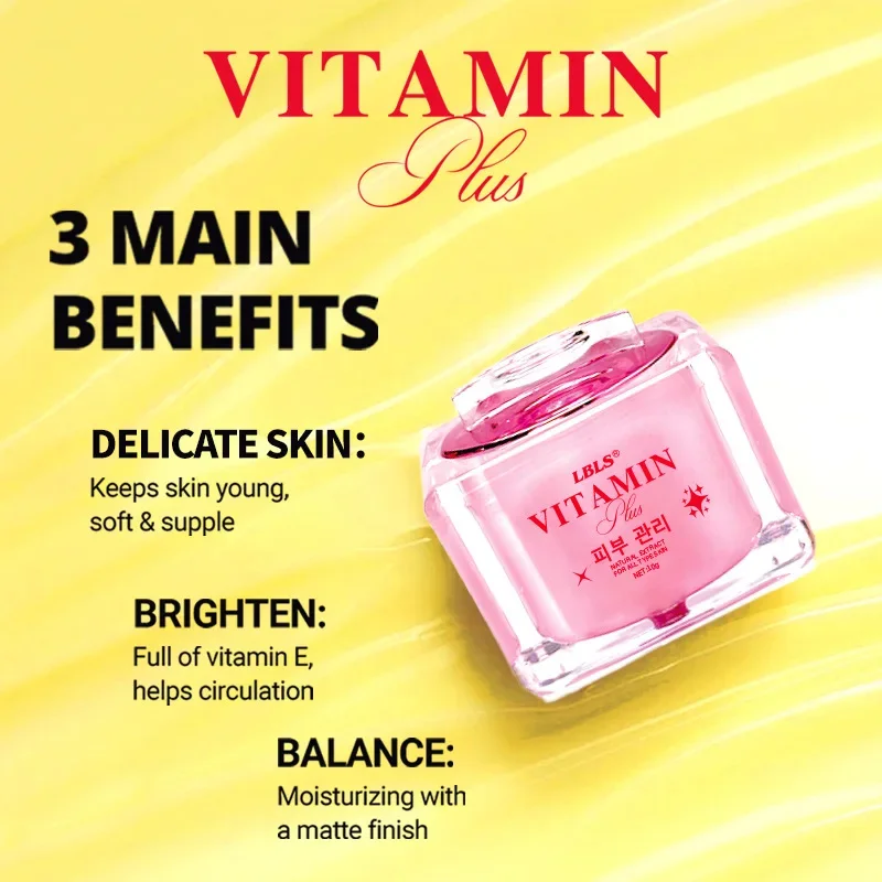 Intense Hydration Vitamin Brightening Face Cream for Moisture Dull Skin Non-Greasy Daily Moisturizer Refreshing Radiance Booster