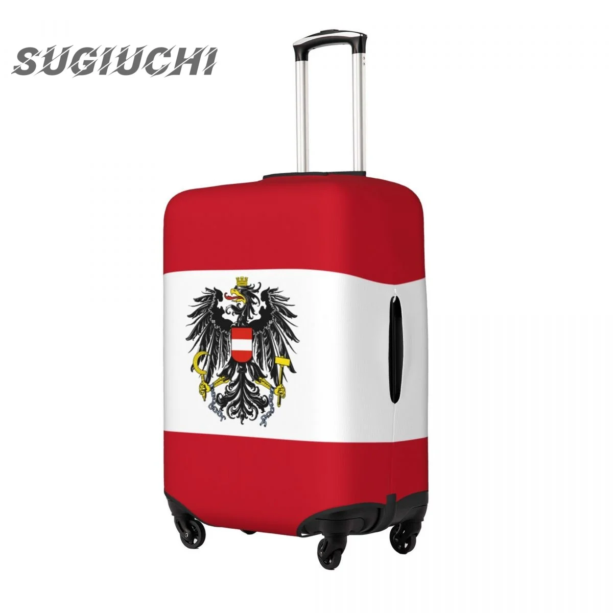 Austria Country Flag Luggage Cover Suitcase Travel Accessories Printed Elastic Dust Cover Bag Trolley Case Protective