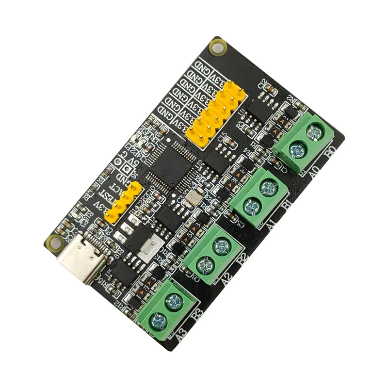 USB to 4-way RS485 communication module CH344Q high-speed multi-channel serial converter industrial grade USART module