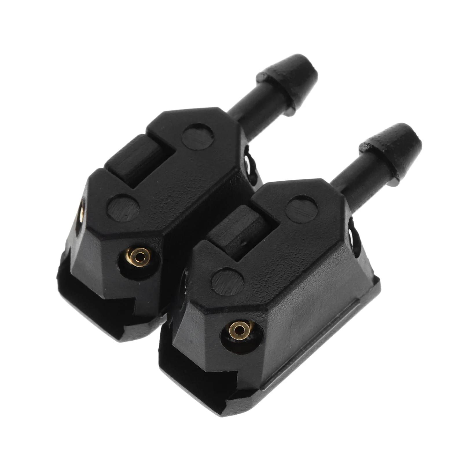

2pcs Washer Nozzles Front Windshield Wiper Spray Kit Powerful Spray Nylon Universal Car Accessories Electrical Equipment Auto