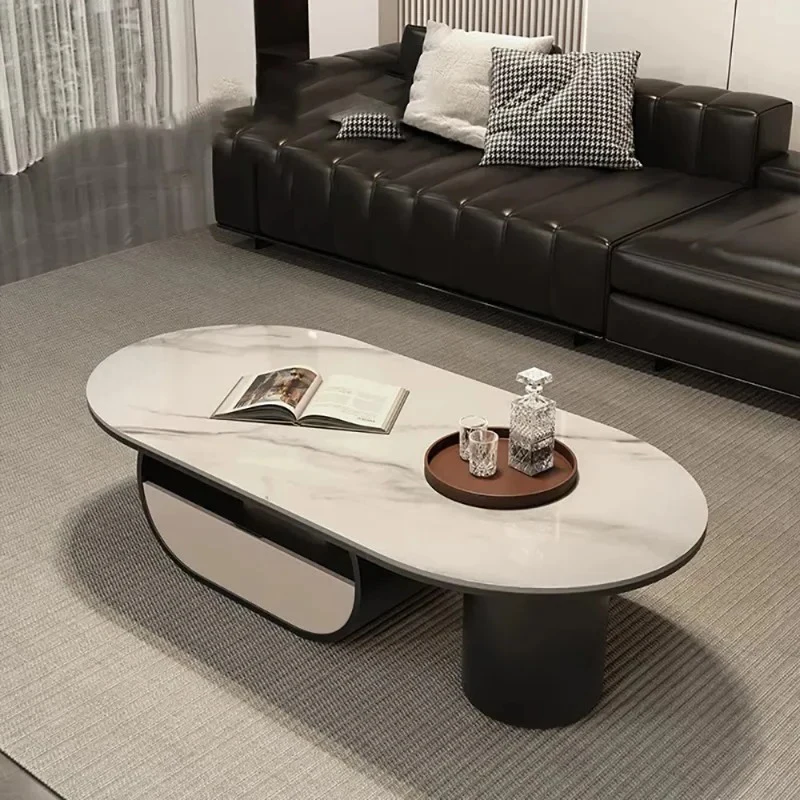 Lounge Nordic Coffee Table Luxury Storage Design Modern Relaxing Coffee Table Minimalist Beauty Kaffee Tische Home Products