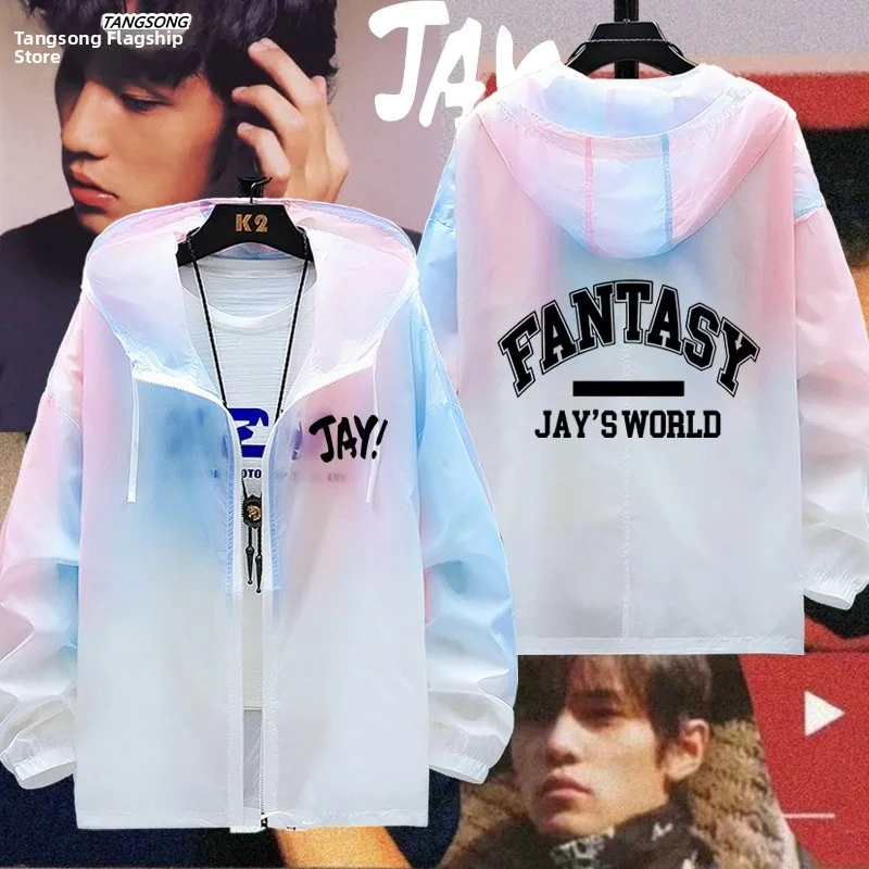 

Jay ChouFsy Sports Faion Ультратонкая солнцезащитная одежда для мужчин и женщин, дышащая куртка, верхняя одежда, повседневная летняя куртка