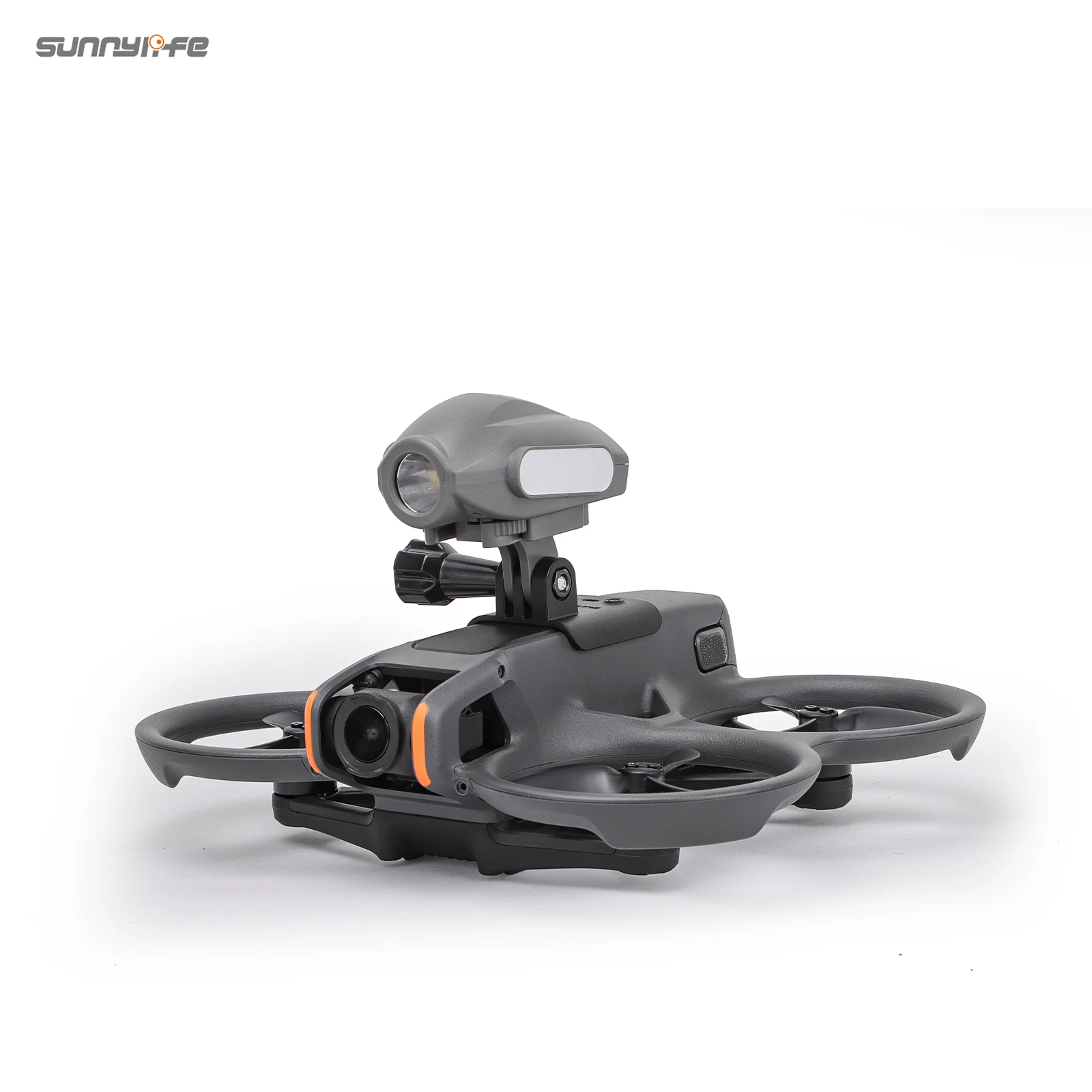 Sunnylife Action Camera Holder Mount Drone Light Bracket Lamp for Avata 2 for ACTION 2/ Insta360 GO3 Camera