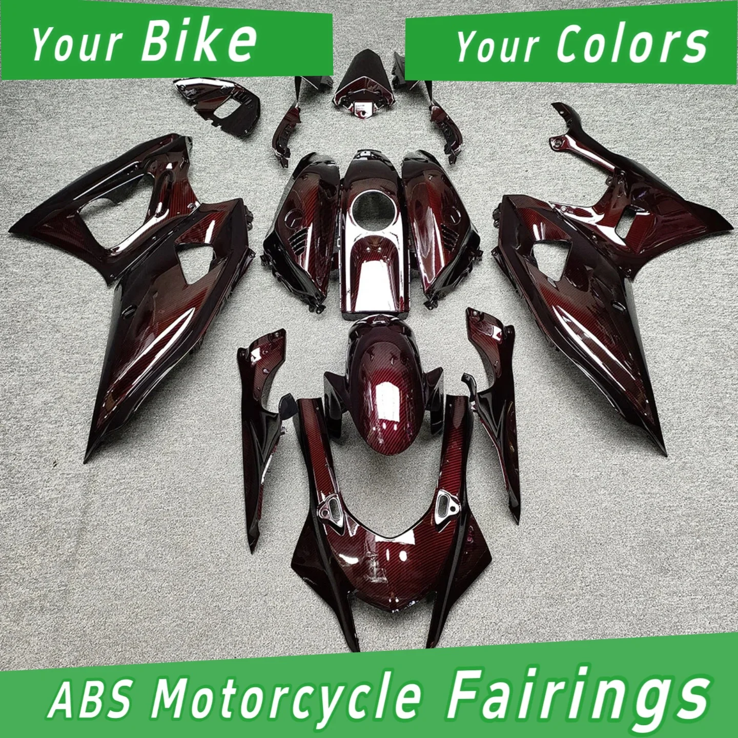 Complete Aftermarket Body Kit for YZFR7 2021 2022-2025 YAMAHA, Full Motorcycle Fairing Set Painted, Multiple Designs Free Custom