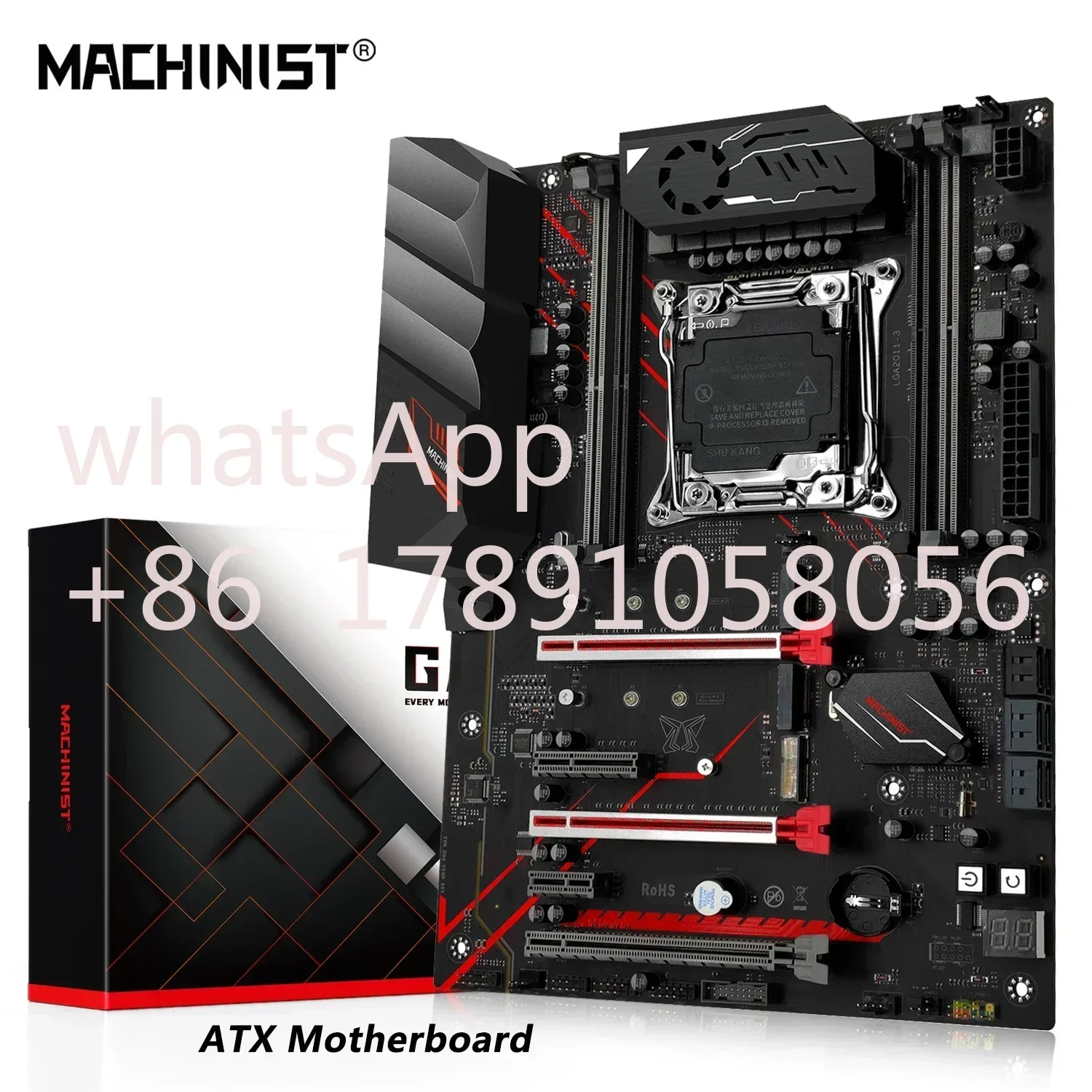 MACHINIST X99 MR9A PRO MAX Motherboard Support LGA 2011-3 Intel Xeon E5 V3&V4 CPU Processor Support DDR4 RAM Memory NVME USB3.0