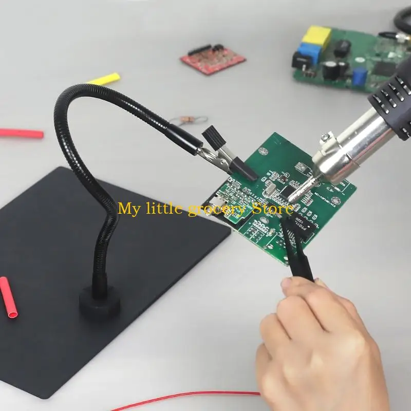 

D5BD Регулируемые зажимы-крокодилы металлические 310 мм магнитные для автомобильной пайки ювелирных изделий